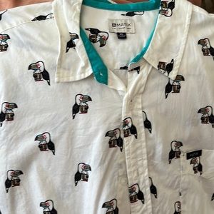 Like New. Matix Button Up Shirt. XL